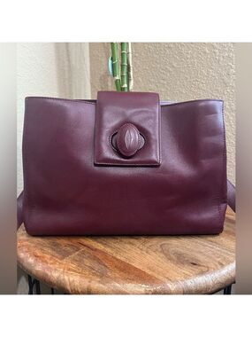 CARTIER BORDEUX LEATHER SHOULDER BAG